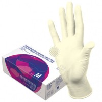 Top Glove (Топ Глов) Перчатки латексные смотровые неопудренные, 100 шт.