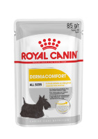 Royal Canin (Роял Канин) dermacomfort (паштет) для собак с чувствительной кожей, склонной к раздражениям и зуду