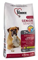 1st Choice (Фест Чойс) senior sensitive skin&coat для пожилых собак с чувствительной кожей и для шерсти ягненок с рыбой и рисом